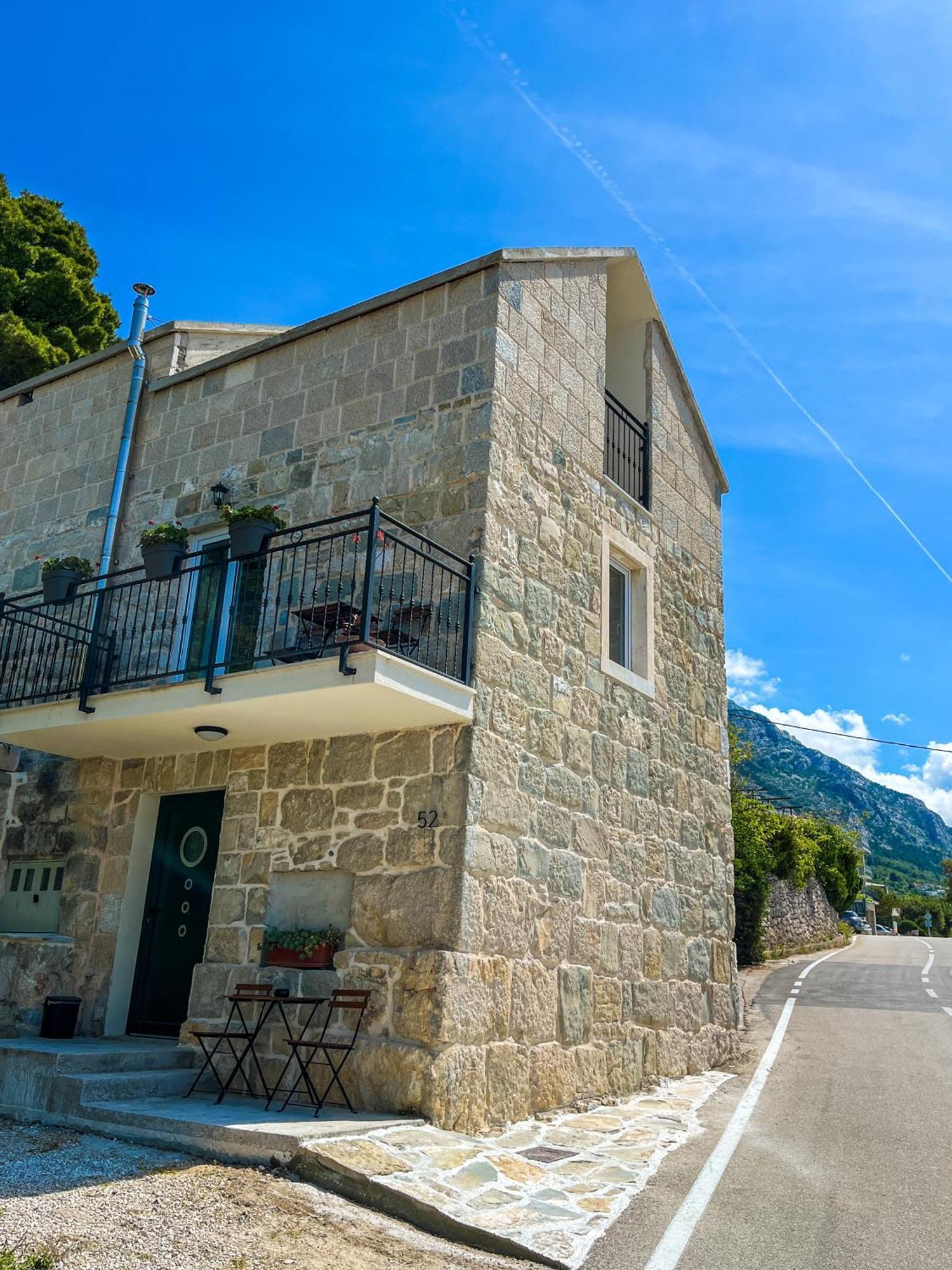 Ferienwohnung Old Stone House Klaric Brela Exterior foto